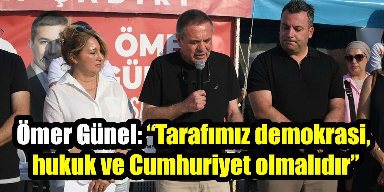 Ömer Günel’den CHP’ye kurultay çağrısı: “Tarafımız demokrasi, hukuk ve Cumhuriyet olmalıdır”