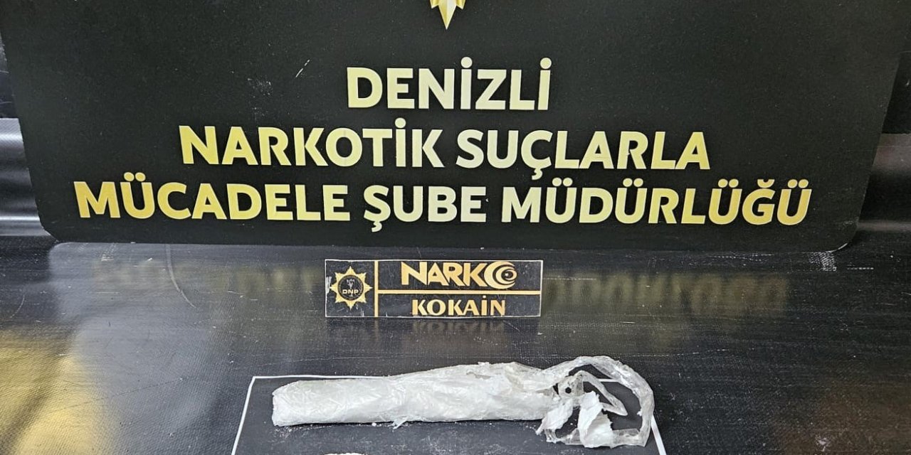 Denizli’ye 101 gram kokain getiren 4 şüpheliden 2’si tutuklandı