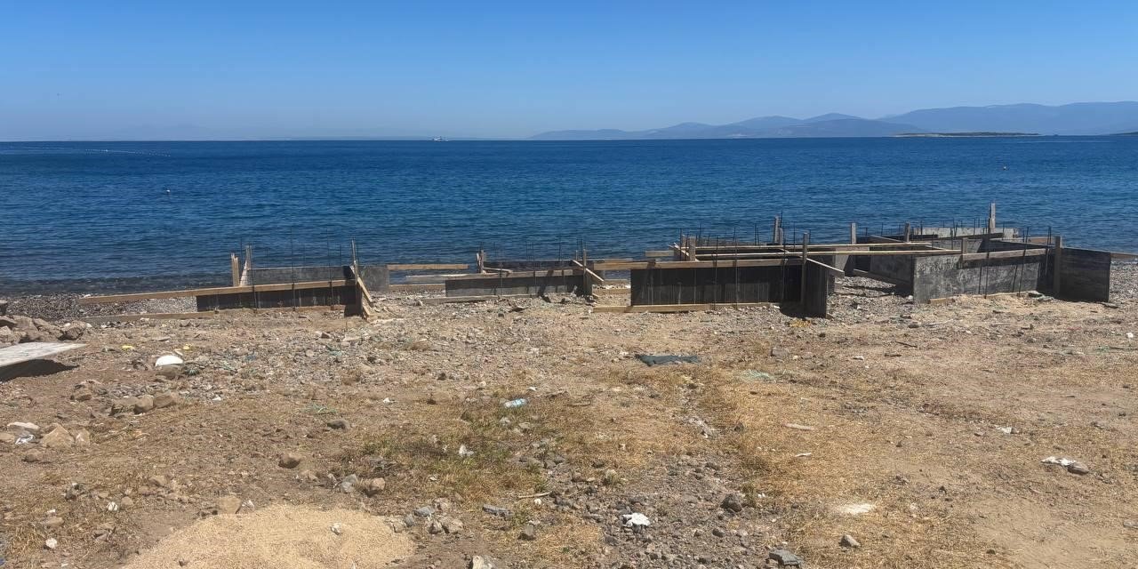 Sahile beton dökümüne 150 bin TL ceza