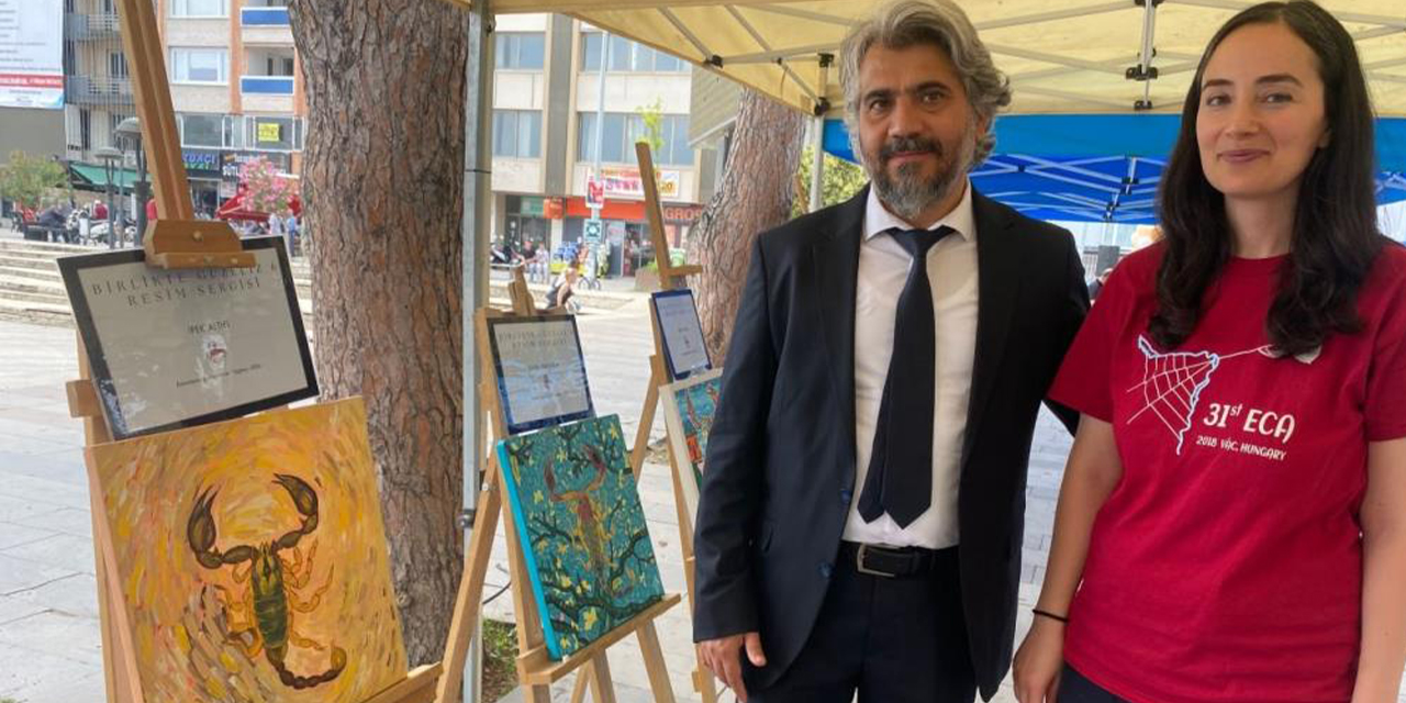 Gülhanım akrebi göz kamaştırdı: 81 ilden 160 eser aynı sergide buluştu