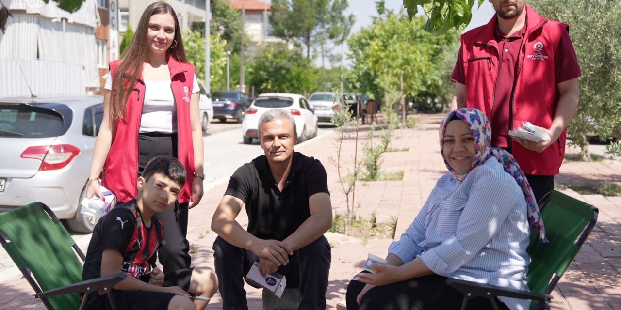 Denizli Büyükşehir sınavdaki gençleri de babaları da unutmadı