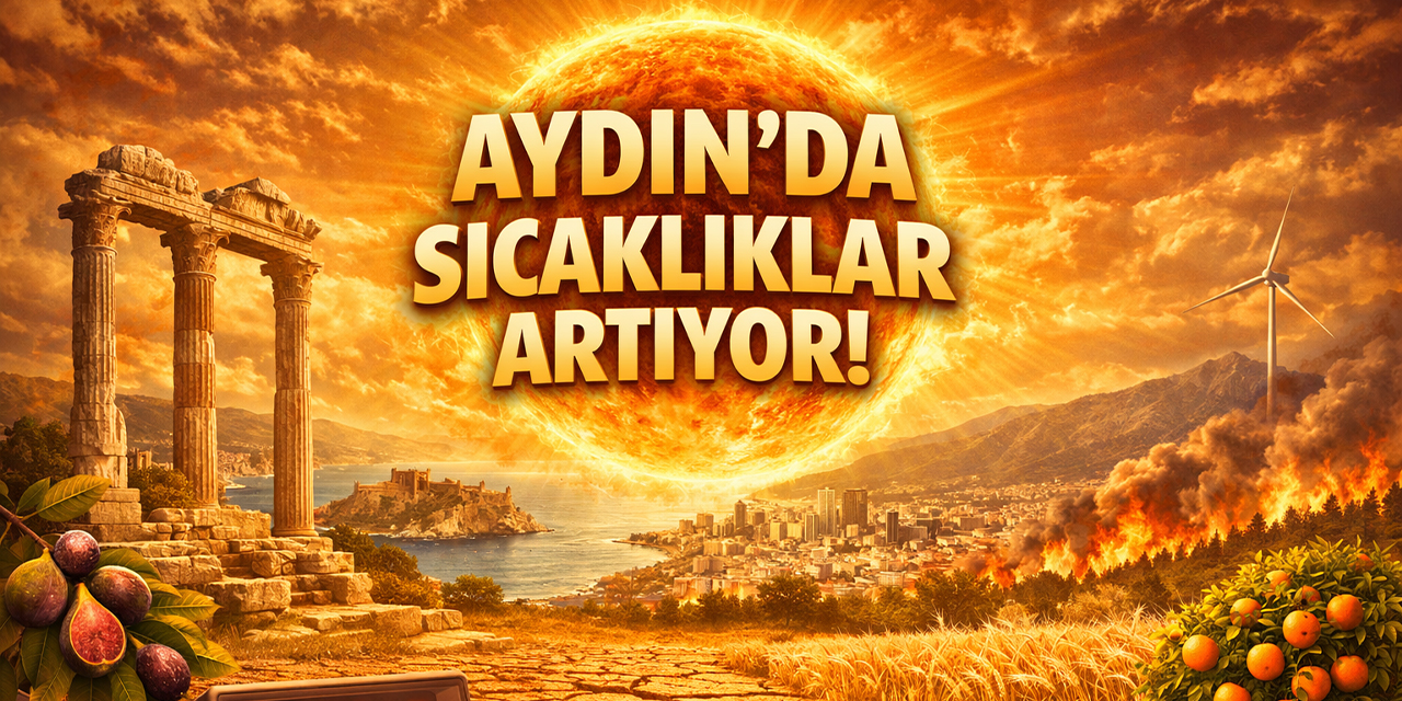 Aydın’da sıcak hava etkisini sürdürecek: Termometreler 37 dereceyi görecek