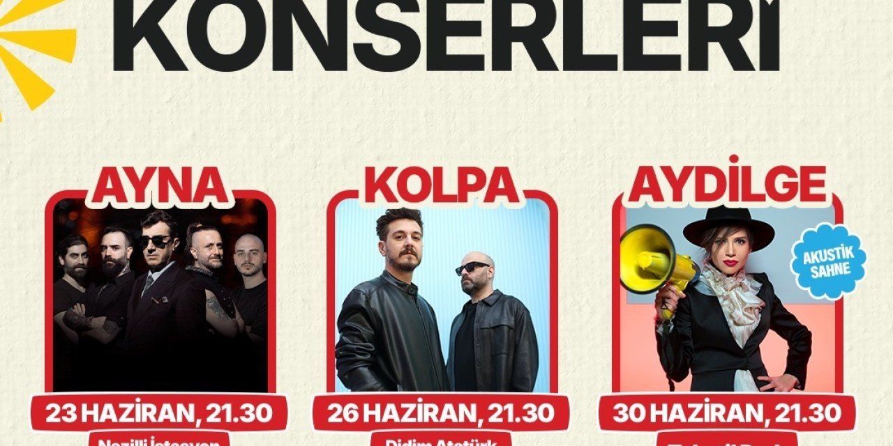 Başkan Çerçioğlu: "Yaza Merhaba Konserlerimize tüm vatandaşlarımızı davet ediyorum"