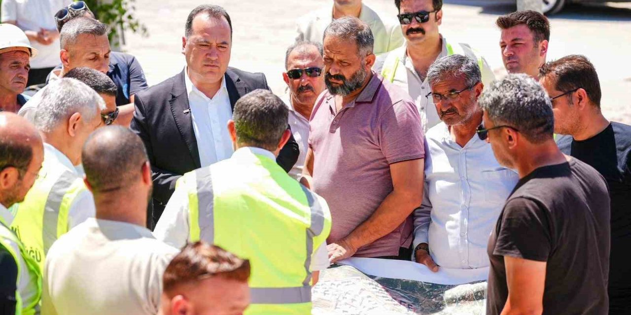 Başkan Dutlulu Akgedik TOKİ 2. Etap’ta altyapı çalışmalarını inceledi