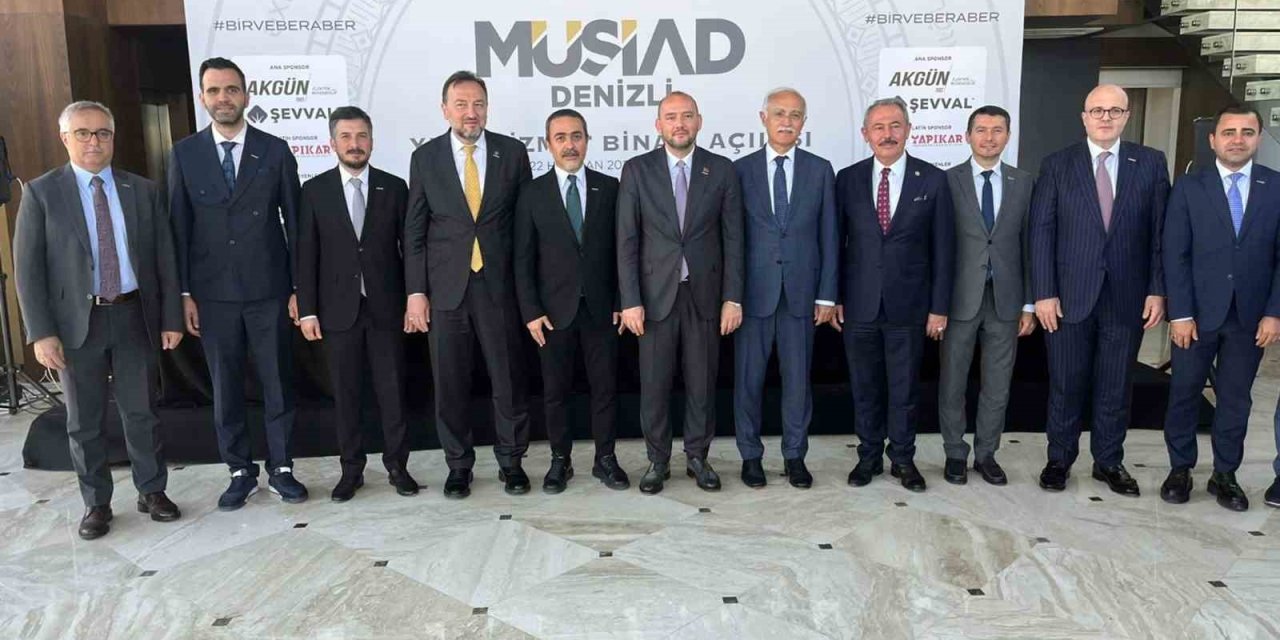 Muğla MÜSİAD, Denizli Şubesinin yeni hizmet binası açılışına katıldı