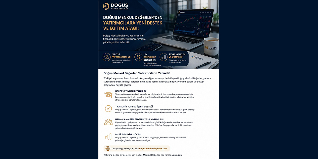 Doğuş Menkul Değerler'den yatırımcılara yeni destek