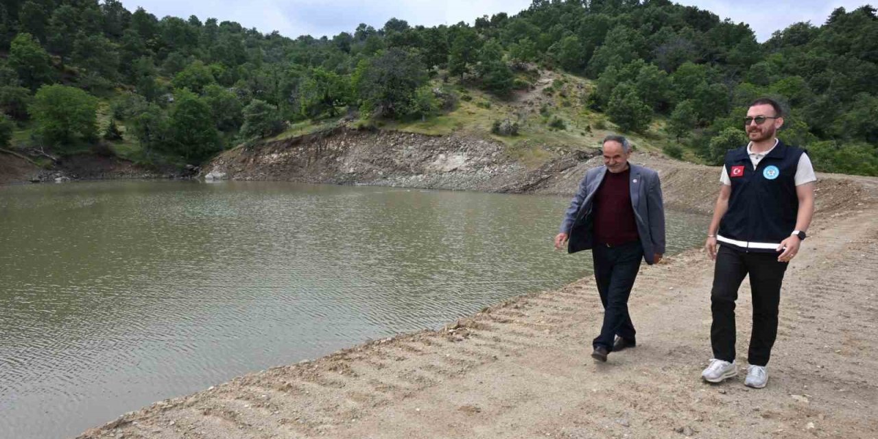 Çiftçinin su kaynağı yeniden hayat buldu