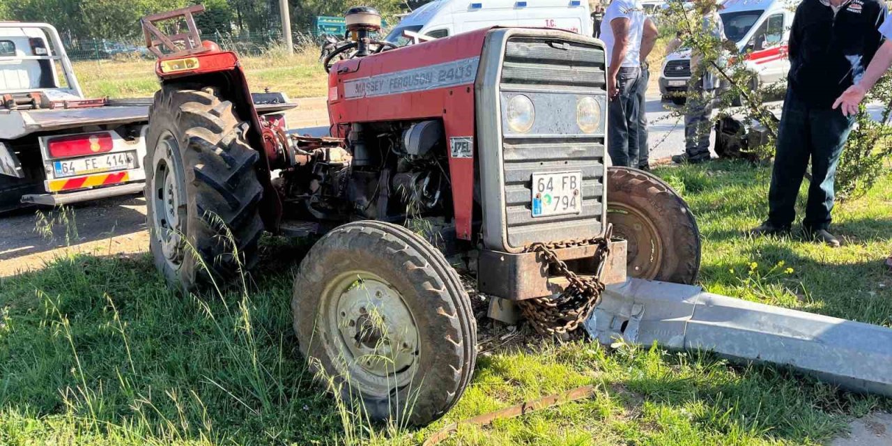 Uşak’ta meydana gelen trafik kazasında 4 kişi yaralandı