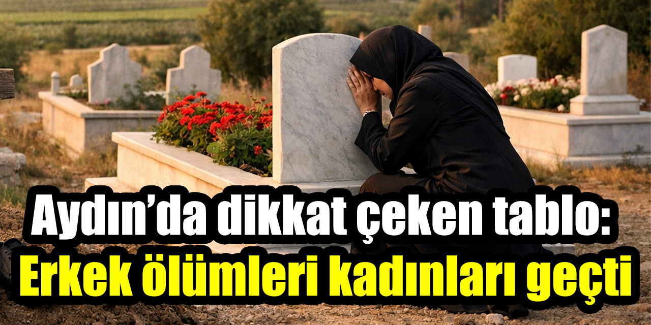 Aydın’da dikkat çeken tablo: Erkek ölümleri kadınları geçti