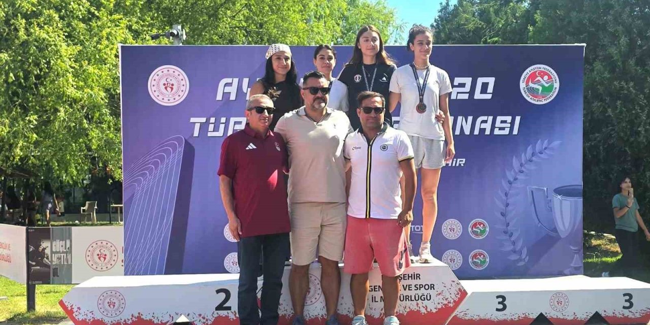 Aydınlı Tuana, heptatlonda Türkiye şampiyonu oldu