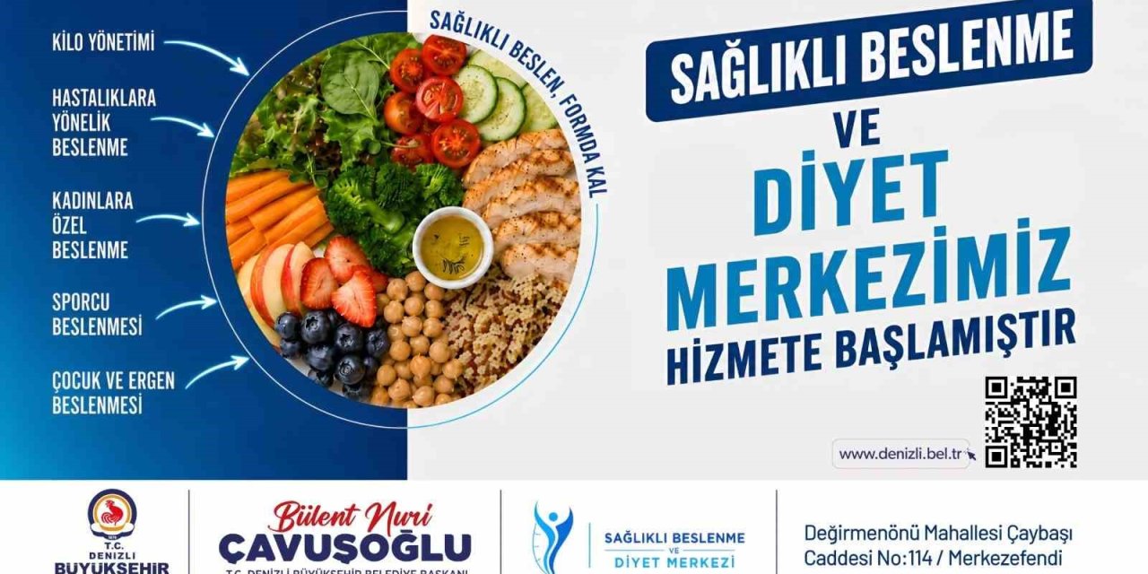 Denizli Büyükşehir ücretsiz diyetisyen hizmeti sunuyor