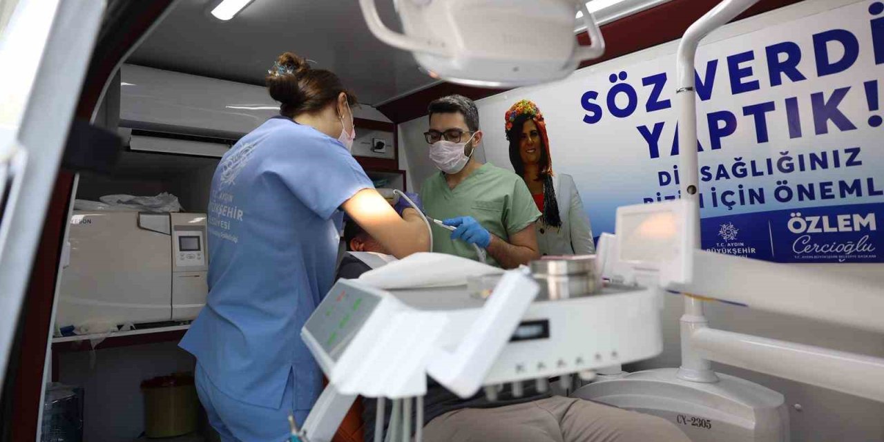 Mobil Ağız ve Diş Sağlığı Klinikleri Çine’de vatandaşlarla buluştu