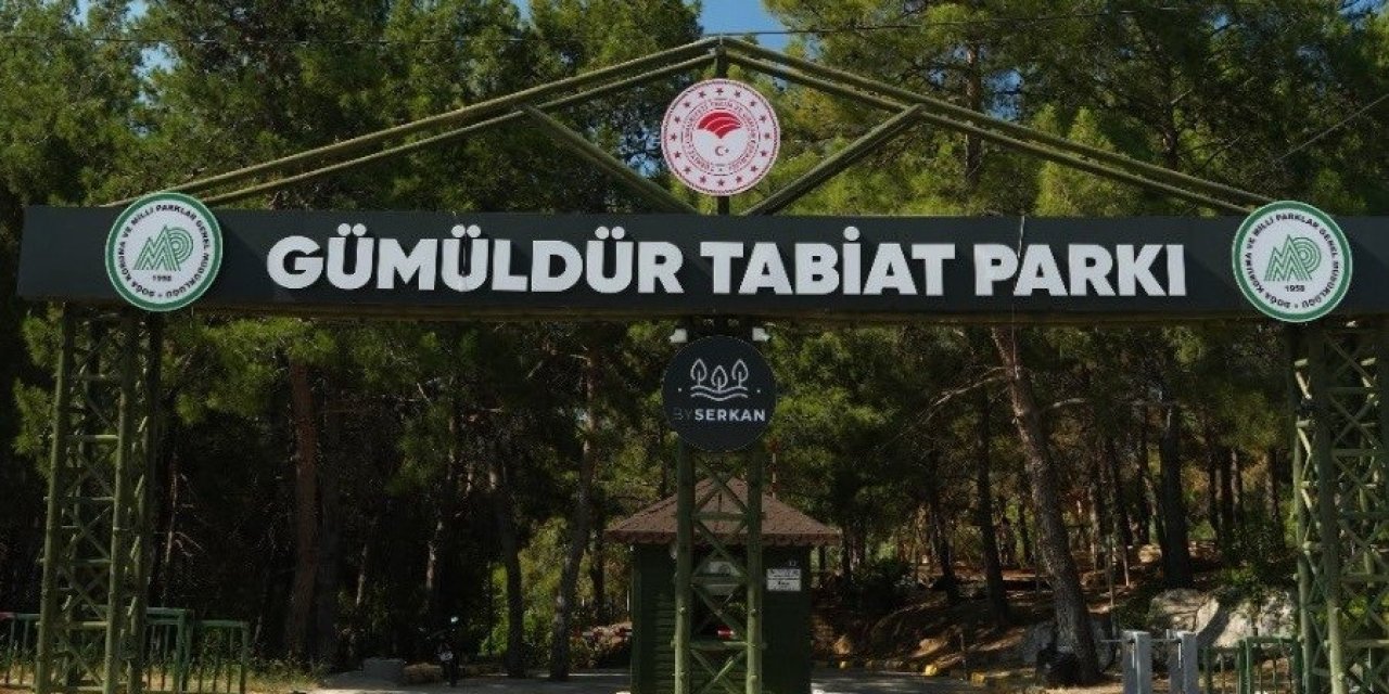 Gümüldür Tabiat Parkı 3 yıl aradan sonra kapılarını yeniden açtı