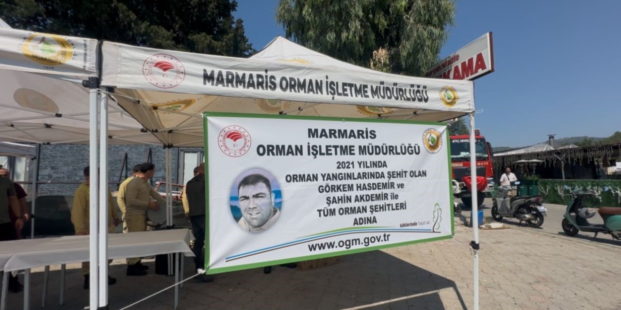 Marmaris’te orman şehitleri dualarla anıldı