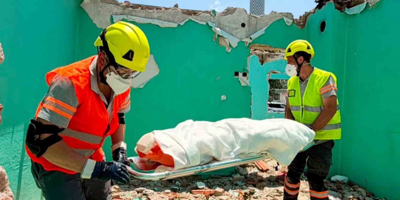 Kütahya OSB Arama Kurtarma Ekibi, AFAD tatbikatında başarıyla görev aldı