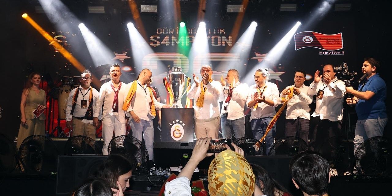 Şampiyonluk kupası Denizli’deki Galatasaraylılarla buluştu