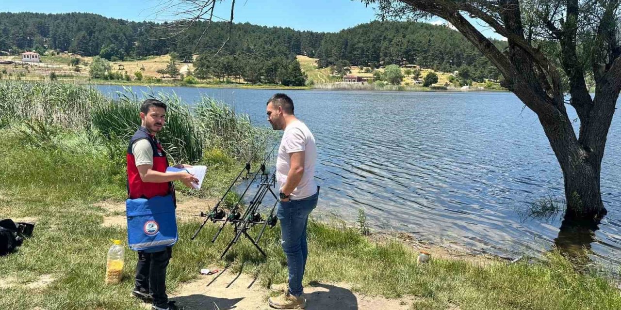 Simav’da amatör balıkçılık denetimleri devam ediyor