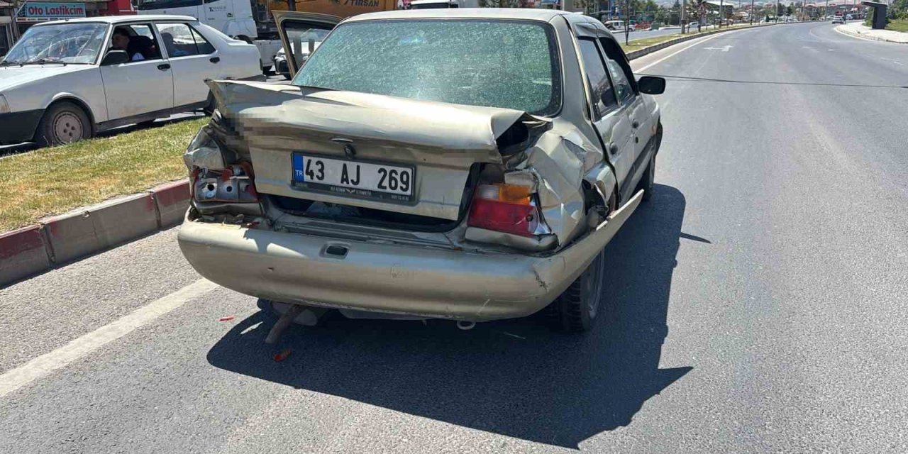 Tavşanlı’da trafik kazası 1 yaralı