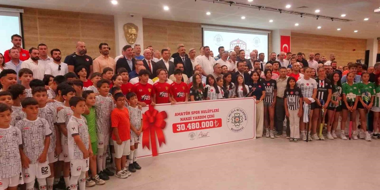 Muğla Büyükşehir Belediyesi’nden Amatör Spor Kulüpleri’ne destek