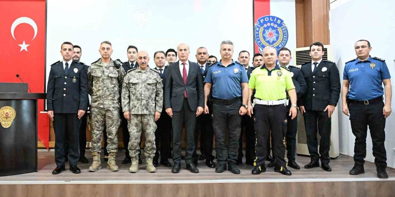 Muğla Emniyetinde rütbe terfi töreni