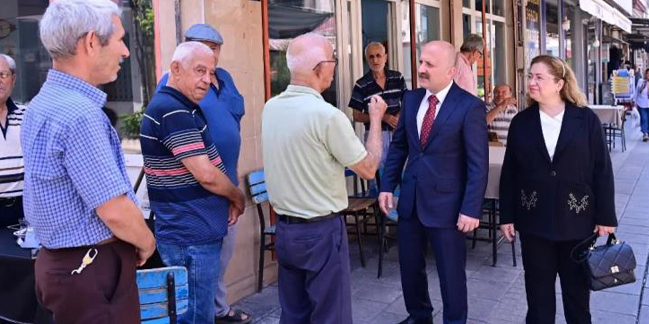 Vali Varol Germencik’te vatandaş ve esnafla buluştu