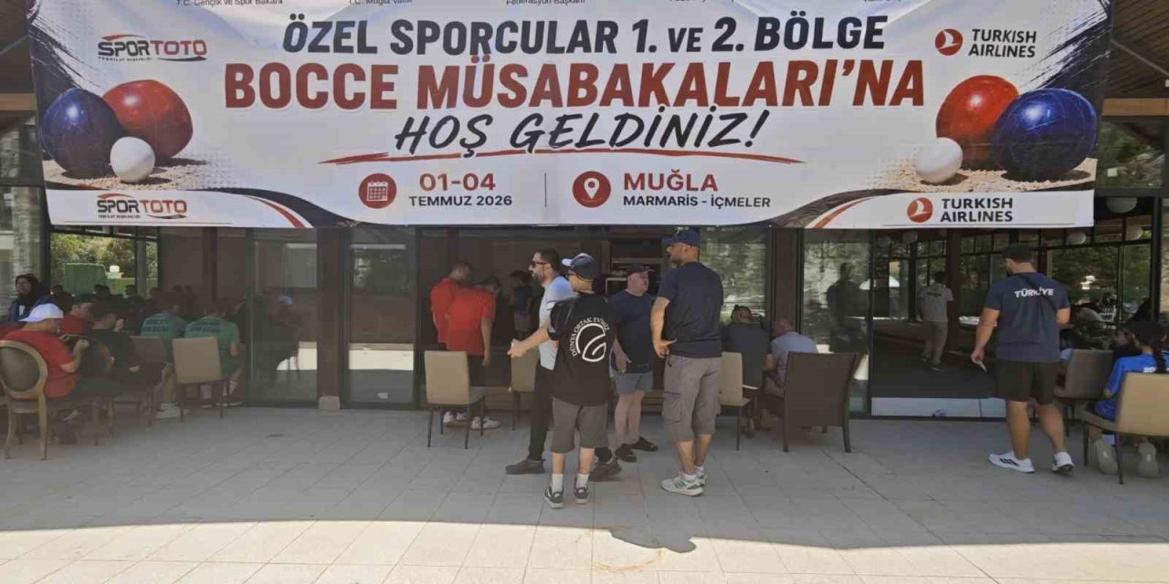 Özel sporcular Bocce Türkiye şampiyonası Muğla’da başladı