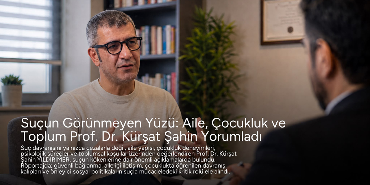 15 Kasım Kıbrıs Üniversitesi akademisyenlerinden Prof. Dr. Kürşat Şahin Yildirimer ile suçun görünmeyen yüzü üzerine özel röport