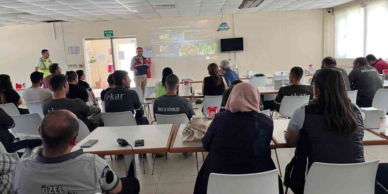 Jandarmadan uyuşturucuyla mücadele eğitimi