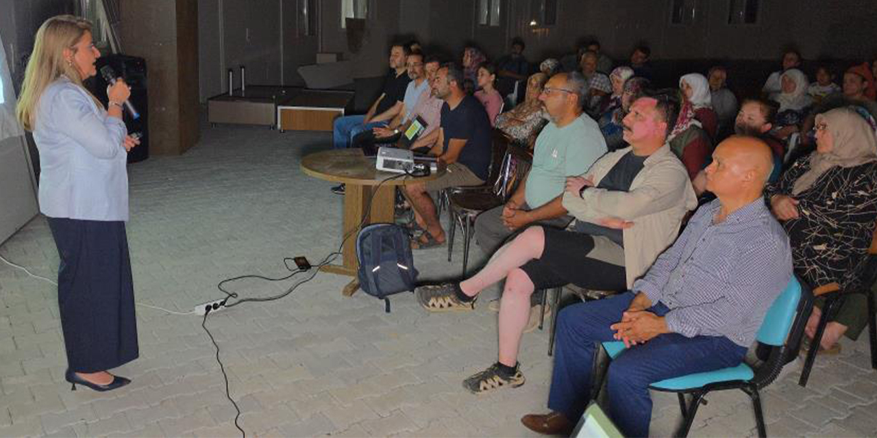 Nazilli’de kazı ekibi ve mahalle sakinlerine sağlık semineri