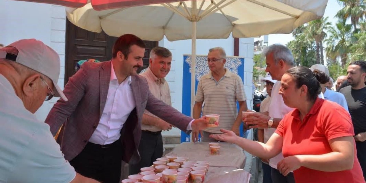 Köyceğiz’de aşure ikramına yoğun ilgi