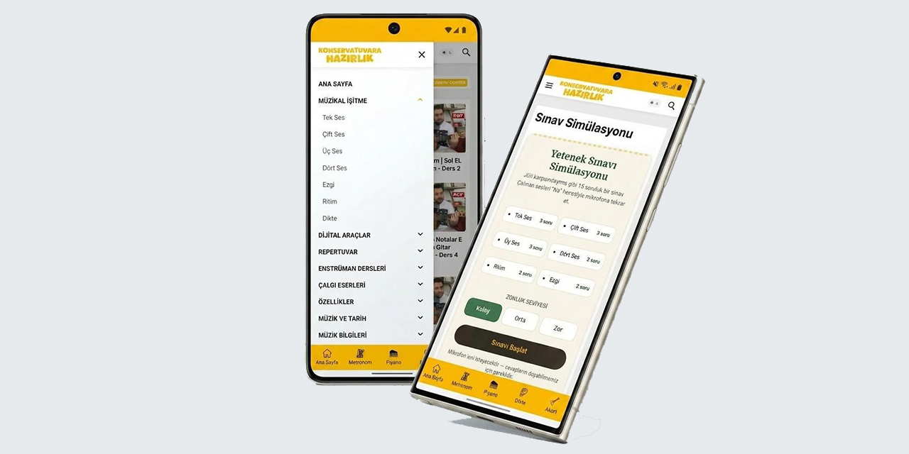 Konservatuvar Adaylarına Ücretsiz ve Reklamsız Eğitim Desteği