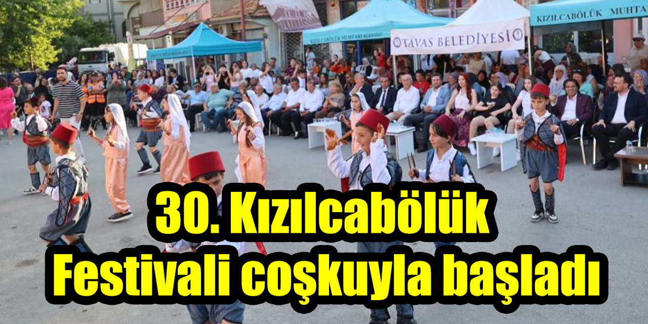 30. Kızılcabölük Festivali coşkuyla başladı