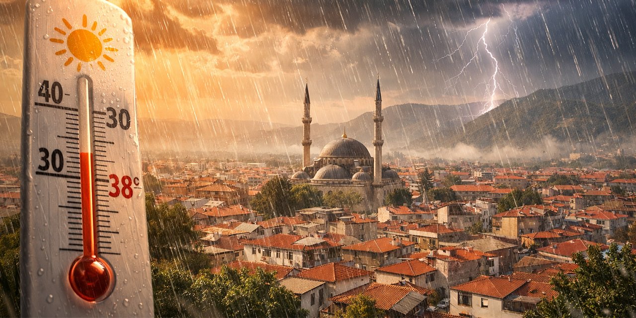 Aydın'a sıcak ve sağanak uyarısı