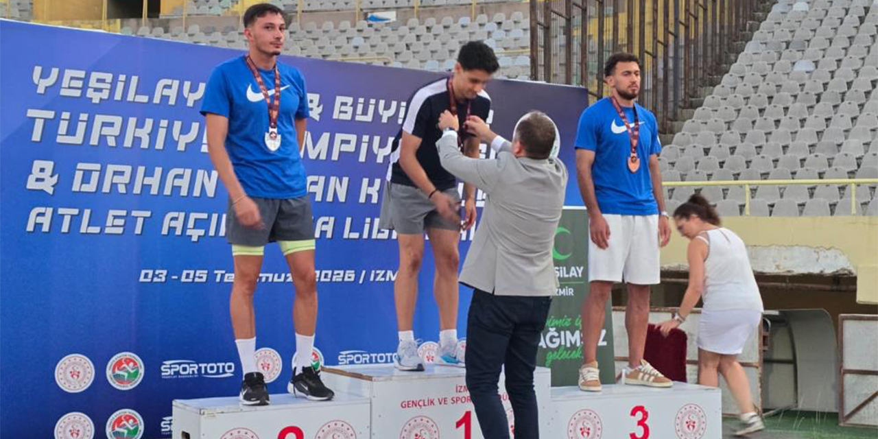 Aydınlı milli atlet Koray Uygun Türkiye şampiyonu oldu