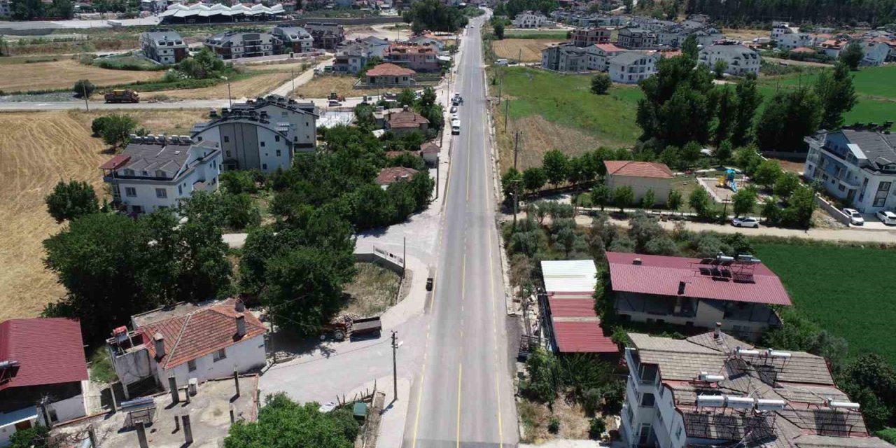 Seydikemer Belen’de yol çalışmaları tamamlandı
