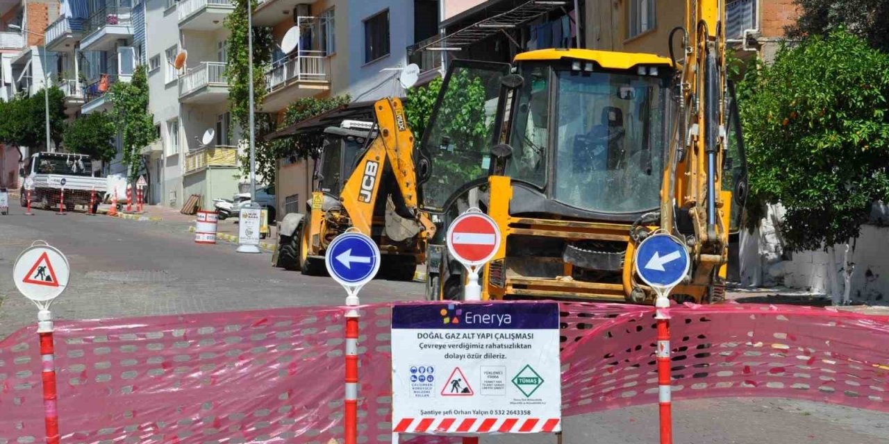 Bozdoğan’da doğalgaz için ilk kazma vuruldu