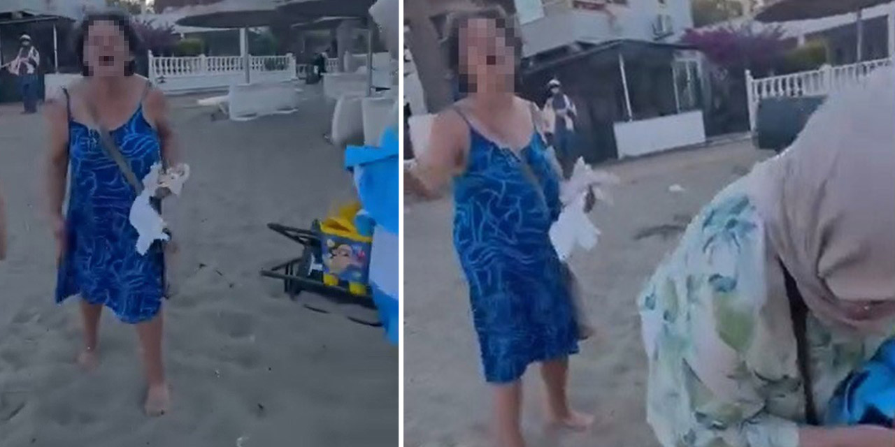 Plaj tartışmasında gözaltına alınan kadın adli kontrolle serbest bırakıldı