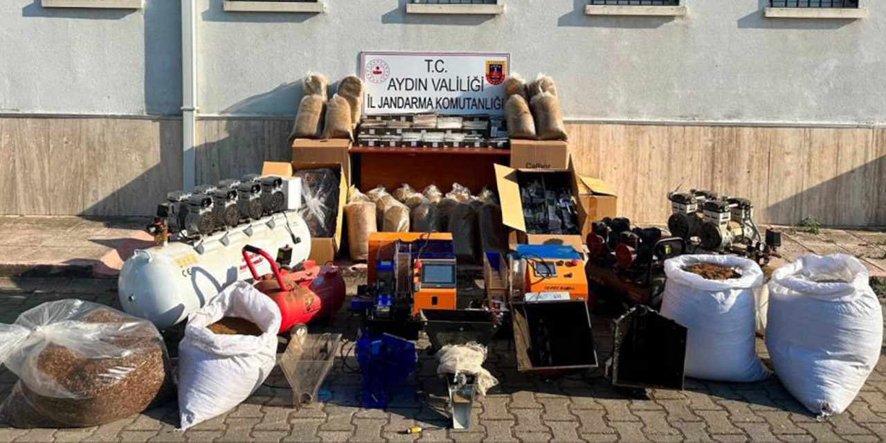 Köşk'te kaçak sigara operasyonu: 350 kilo tütün ele geçirildi