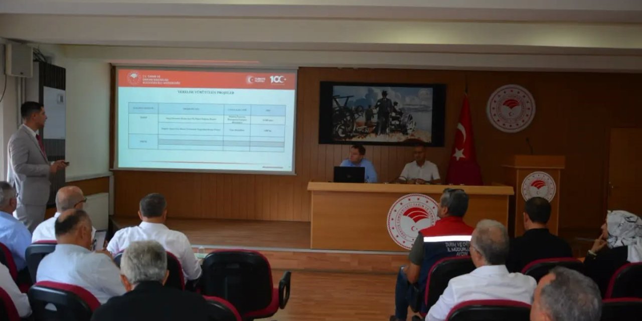 Aydın’da tarım faaliyetleri masaya yatırıldı