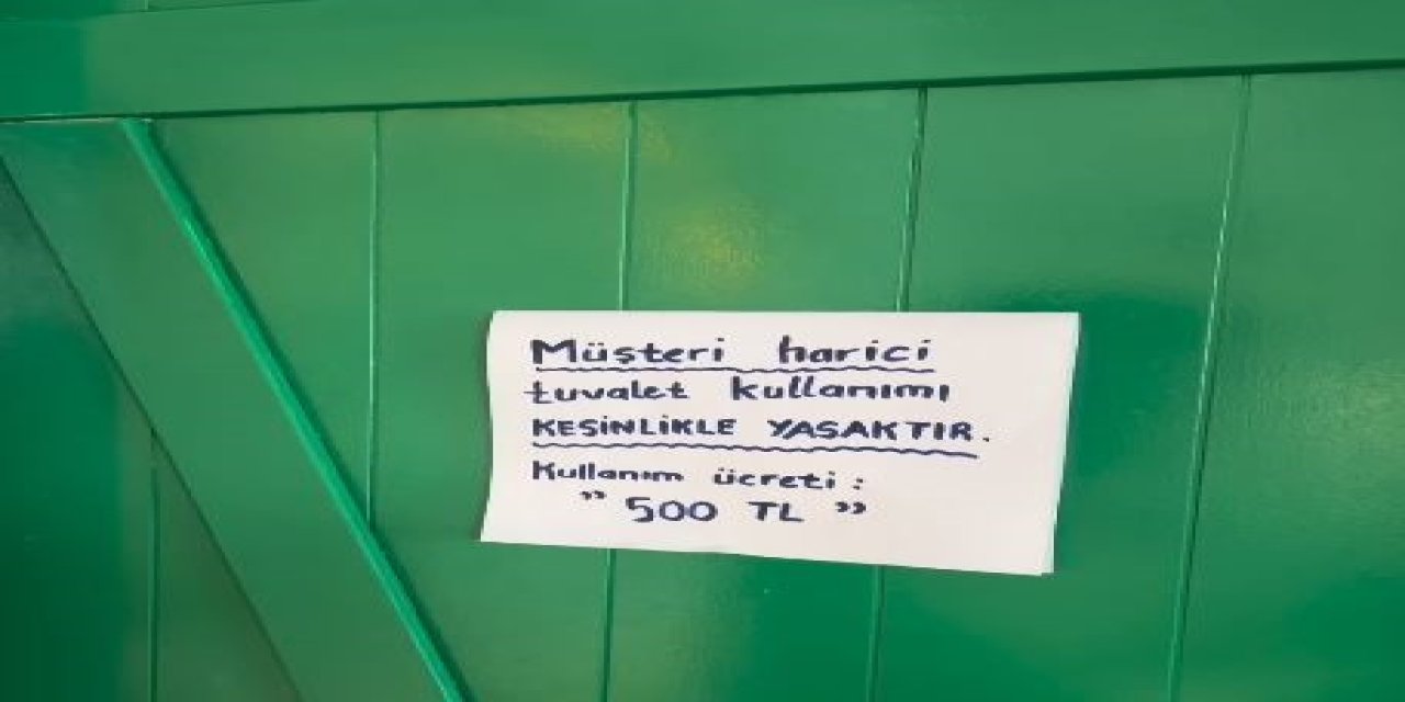 Muğla Akyaka bu defa fahiş WC ücreti ile gündeme geldi