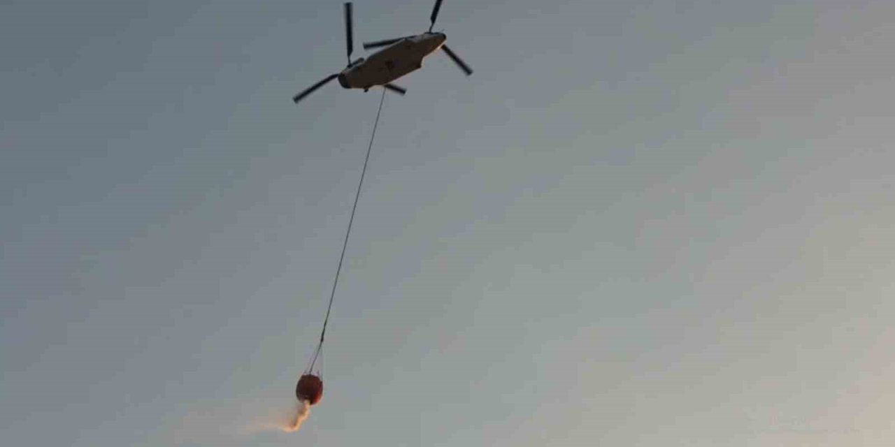 Türkiye’nin en büyük yangın söndürme helikopteri sahaya indi