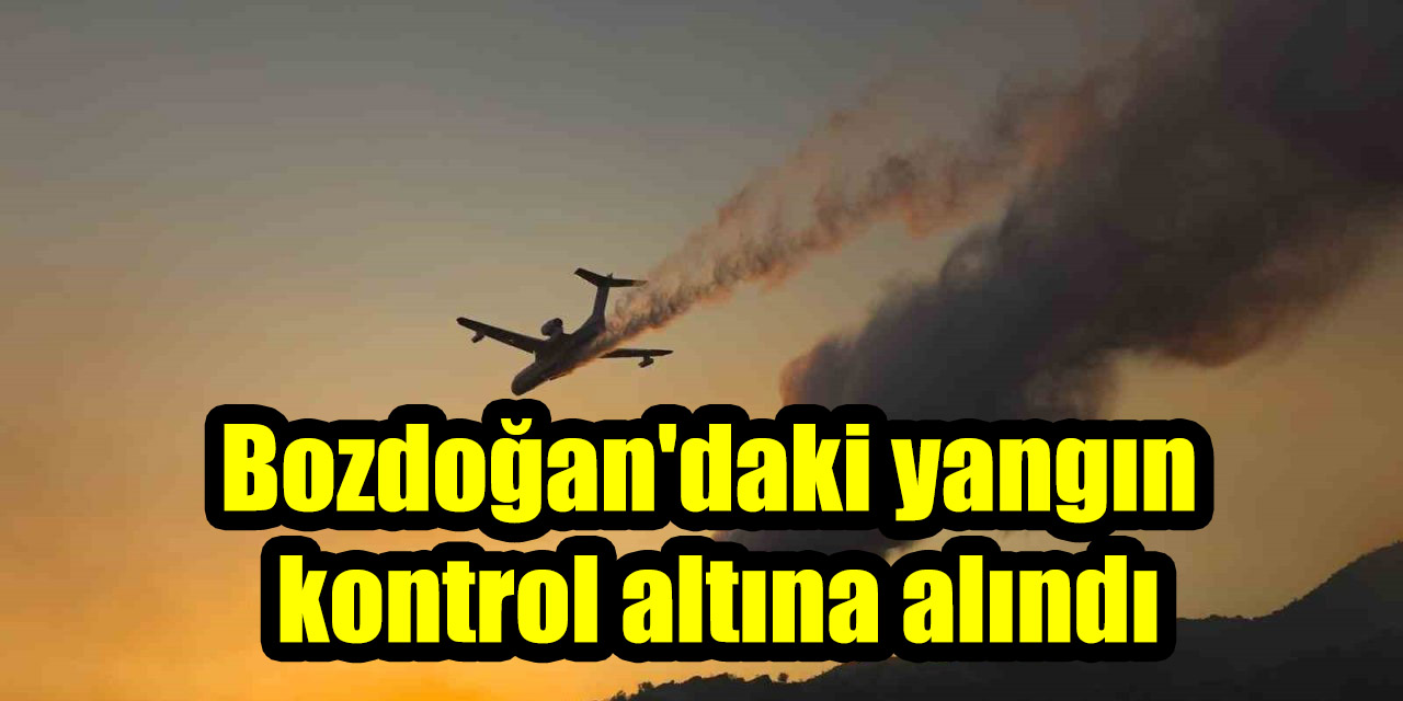 Bozdoğan'daki yangın kontrol altına alındı
