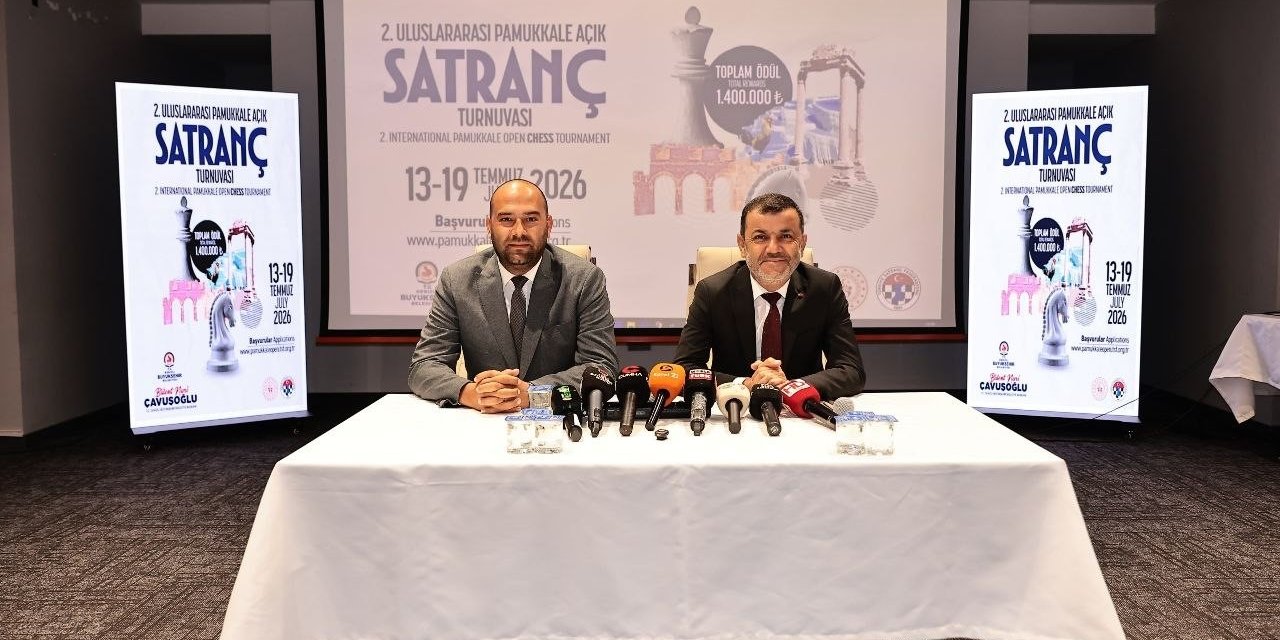 Denizli’de uluslararası satranç turnuvasında geri sayım başladı