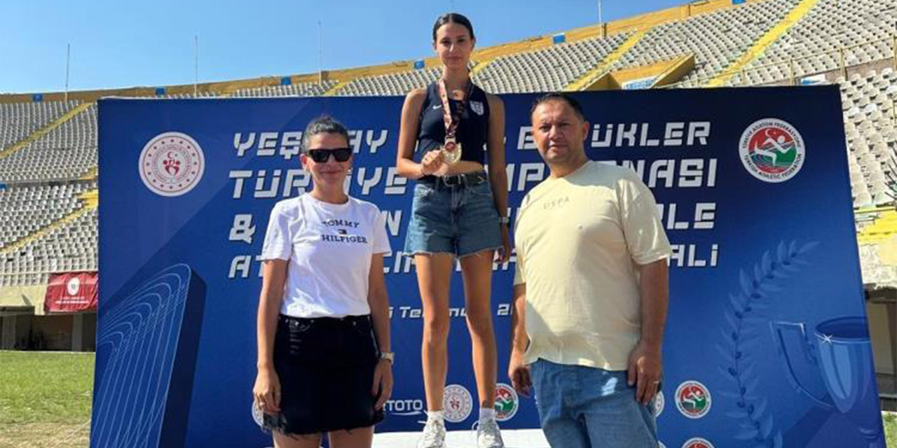 Aydınlı milli sporcu Şerife Berra Güven, Türkiye şampiyonu oldu