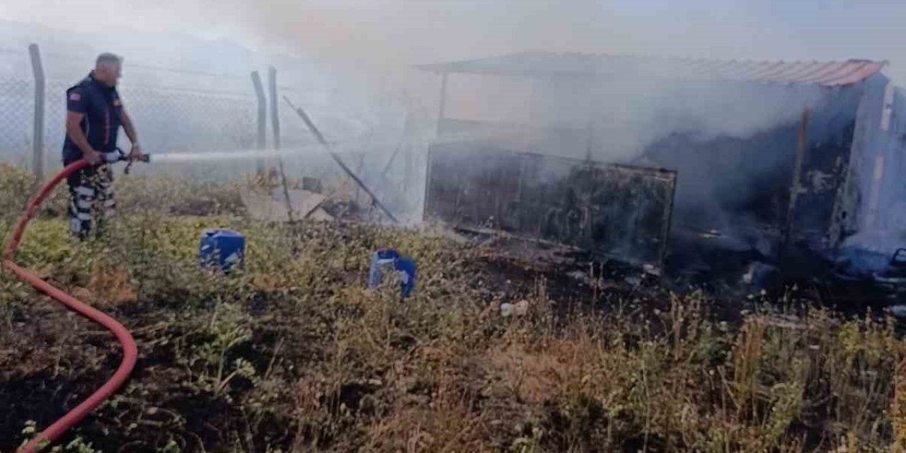 Yangında bağevi kullanılamaz hale geldi