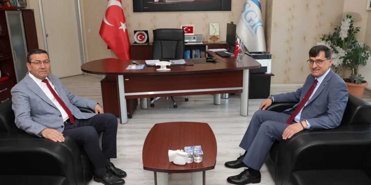 Başkan Kahveci ve Müdür Sayar, Kütahya için ortak çalışmaları değerlendirdi