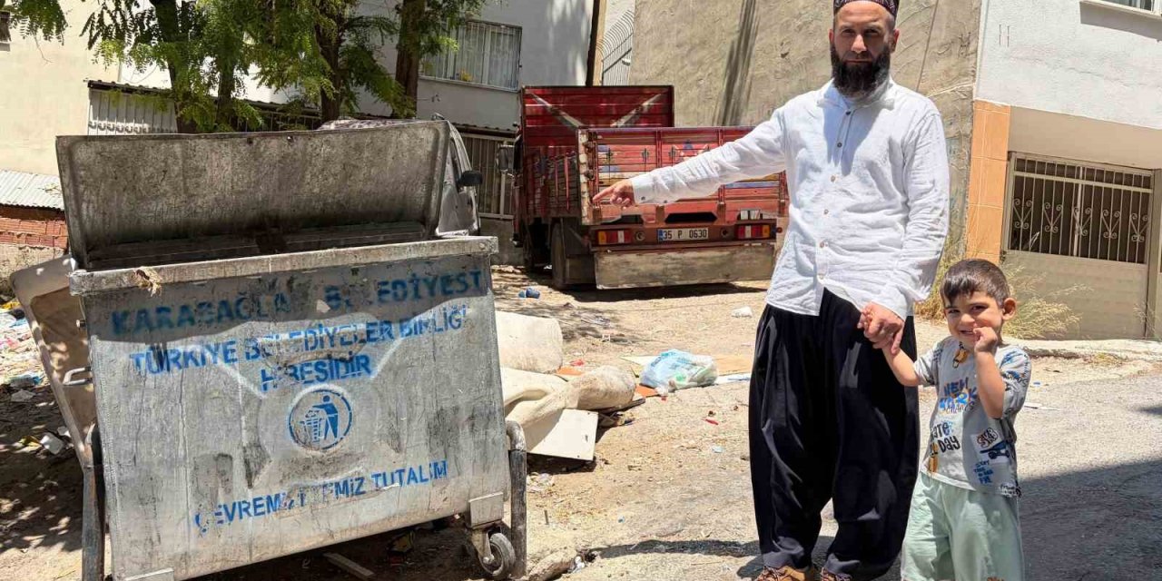 Yanlışlıkla çöpe atılan servet, mahalle konteynerinden çıktı
