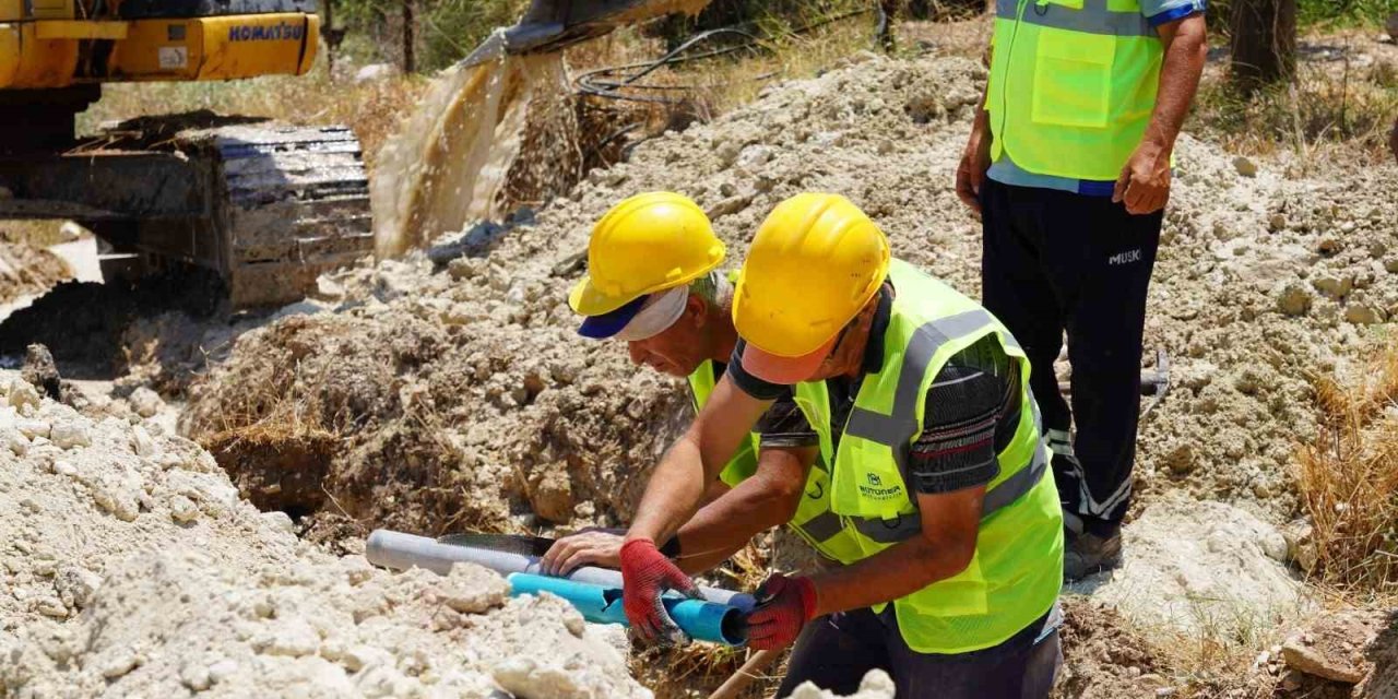 Seydikemer Gölbent’te İçme Suyu Altyapısı yenileniyor