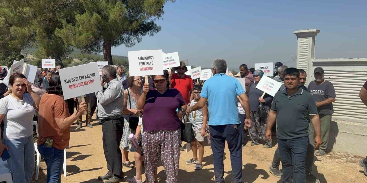Tavuk çiftliği projesine mahalleliden tepki