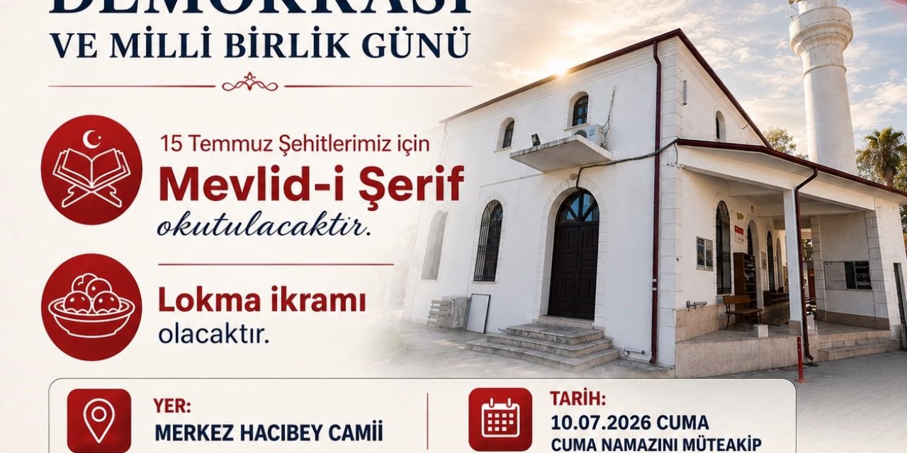 Köyceğiz’de Mevlid-i Şerif programı gerçekleşecek